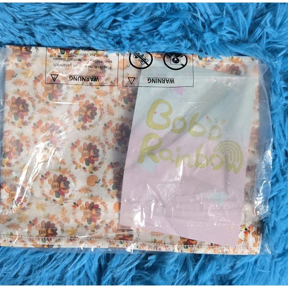 Bobo Rainbow Dog Bandana/Scarf Cotton Thanksgiving Turkey Large- 22